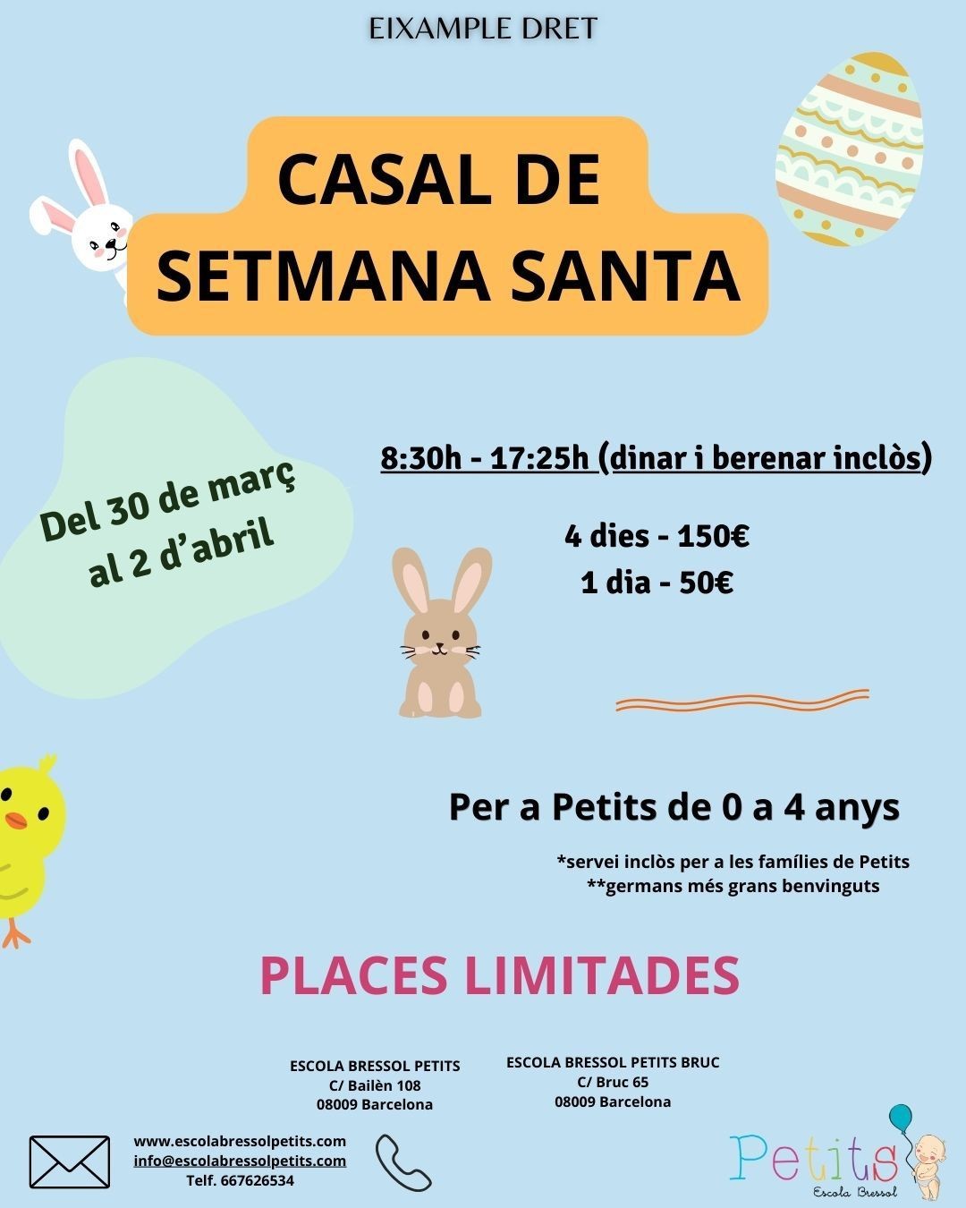 🐣 Casal Setmana Santa  🐰