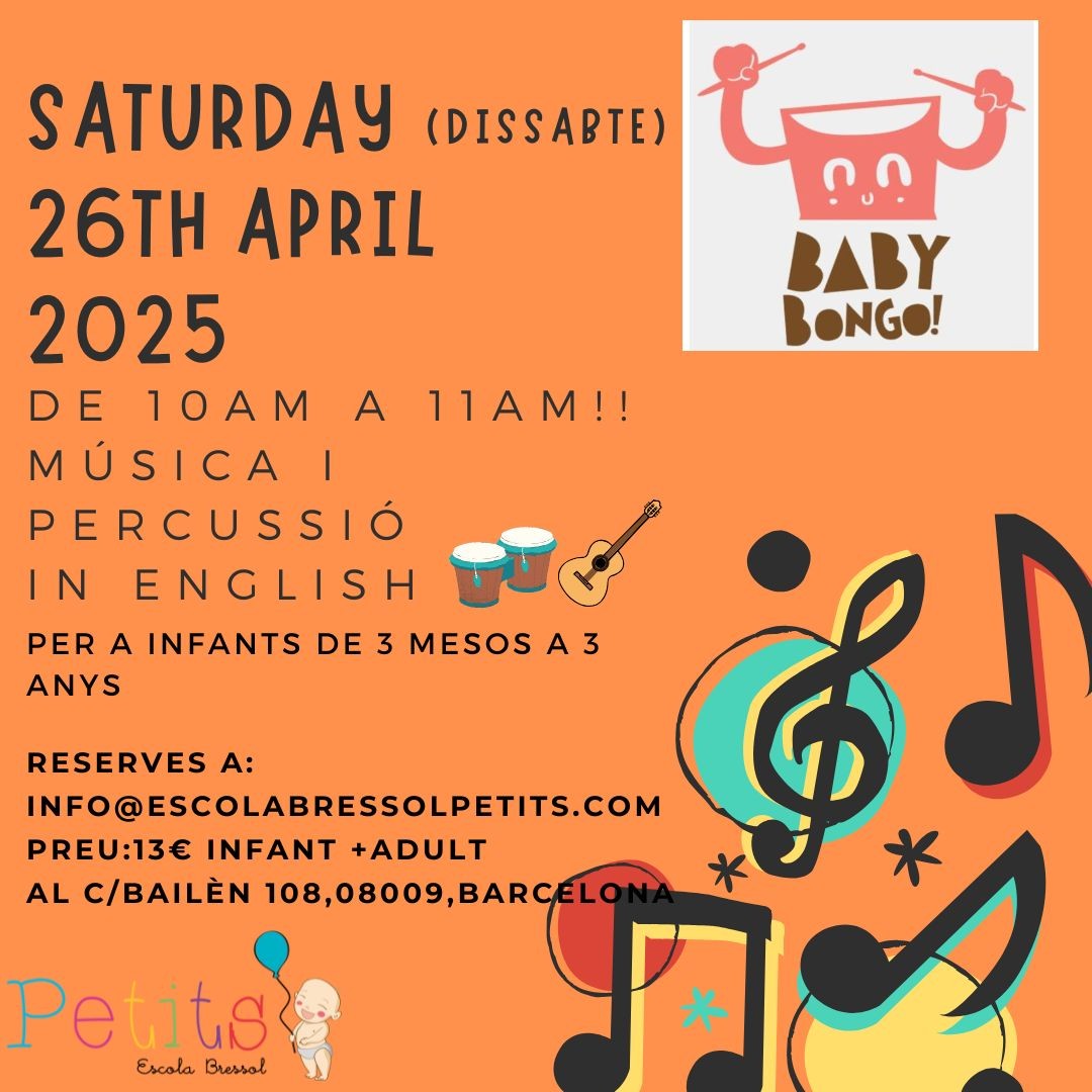 BABY BONGO ABRIL 2025 🪇🪘🎶🥁